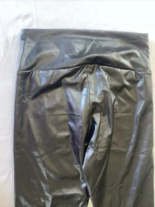 GINASY Damen Kunstlederhose schwarz Small - Bild 1 von 7