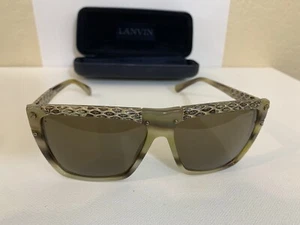 LANVIN SLN 501 Col.092N.Python Sunglasses. Made in Italy - Picture 1 of 6