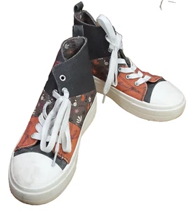 Disney Niñas MINNIE MOUSE Zapatilla Alta Zapatos Con Cordones Talla 4 Lona Dibujos Animados - Imagen 1 de 20