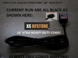 YAESU NETZKABEL 10' KABEL! SCHWERLAST FT-101, B, EE, EX, F AC *KOSTENLOSER & SCHNELLER M-VERSAND* - Bild 1 von 5