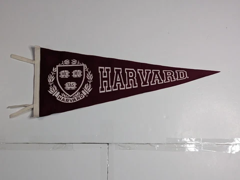 Harvard University Collegiate  29” Traditional Felt Flag Cover