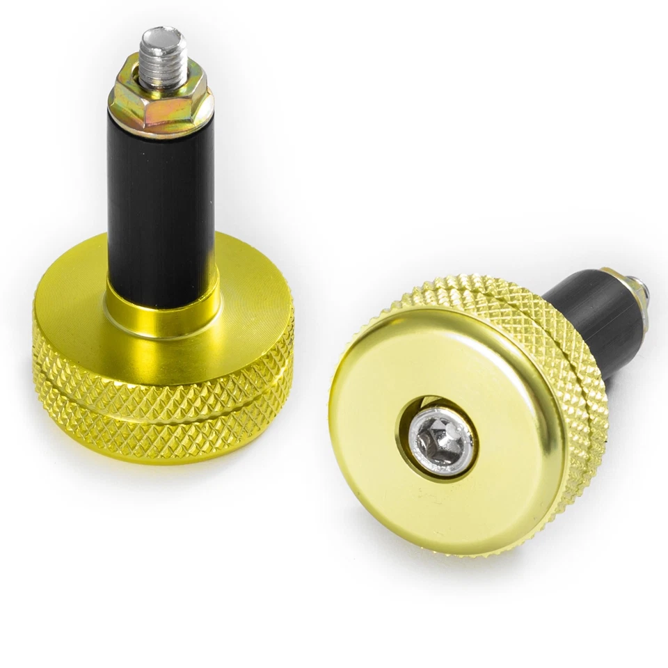 2x Contrappesi Stabilizzatori Manubrio Bilancieri Moto Scooter 13mm Oro - Immagine 1 di 1