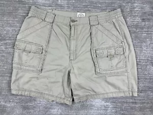Pantalones Cortos St Johns Bay Para Hombre 42 Beige Carga 100% Algodón - Imagen 1 de 14