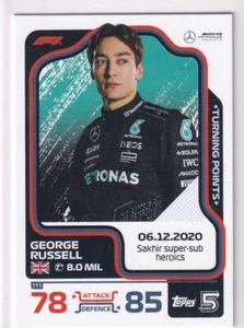 Topps F1 Turbo Attax 2024 Fórmula 1 Nº 111 puntos de inflexión George Russell - Imagen 1 de 1