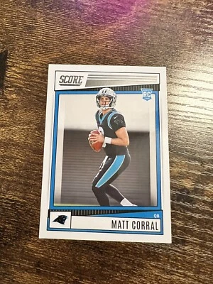 Matt Corral rookie card 2022 Score Football Base #302 Carolina Panthers - Image 1 of 2