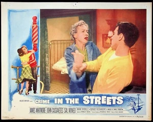 Crime in the Streets 1956 Original Lobby Card John Cassavetes Virginia Gregg 2 - Picture 1 of 2