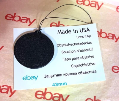 43mm SLIP-ON PUSH-UP Lens Cap to Camera with 43mm outside diameter applications - Image 1 of 4