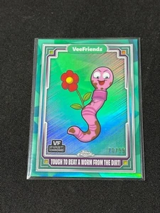 2025 TOPPS CHROME VEE FRIENDS Tough To Beat A Worm From the Dirt /99 (Green) - Picture 1 of 2