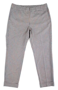 Pantalones de vestir J. Jill para mujer 12 pata de gallo cintura elástica recta nuevos con etiquetas - Imagen 1 de 9
