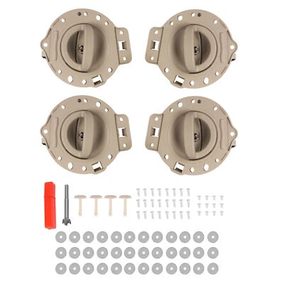 For JEEP COMMANDER 2006-2010 Front Rear Inner Door Handles Painted Tan Set 4 - Image 1 of 4