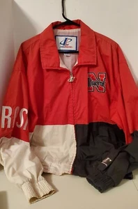 VINTAGE LOGO ATHLETICS PULLOVER FULL ZIP JACKET SIZE LG - Picture 1 of 9