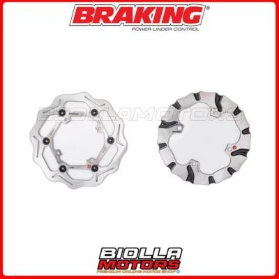 KIT DISCHI FRENO BRAKING SUZUKI RMZ 250 2011 -  ANTERIORE + POSTERIORE [WAVE FLO — 第 1/4 张图片