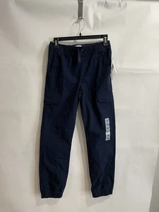Old navy built in flex navy blue cotton size boy  14-16 - Picture 1 of 6