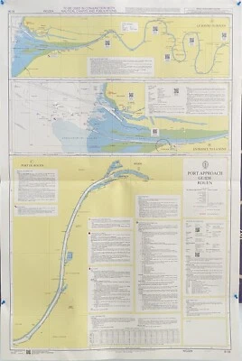 Admiralty 8136 PORT APPROACH GUIDE ROUEN Genius Marine Nautical Paper Map Chart - Image 1 of 4