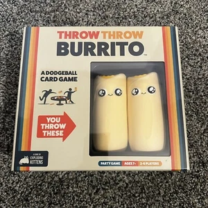 NEW Sealed EXPLODING KITTENS Throw Throw Burrito A Dodgeball Card Game - Picture 1 of 4