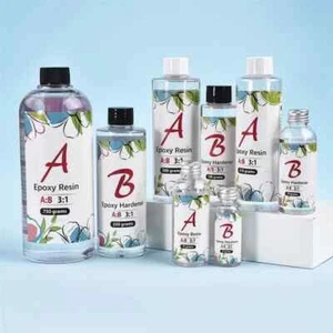 Clear AB Crystal Glue Resin Epoxy High Adhesive - Picture 1 of 2