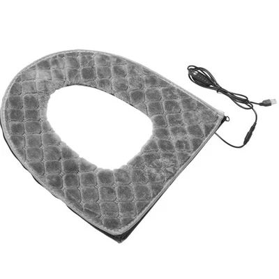  Sedile WC Elettrico Riscaldato con Modello Griglia Alimentato USB Comfort Riscaldato - Immagine 1 di 4