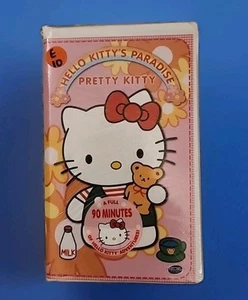 Hello Kittys Paradise Pretty Kitty VHS VERSIEGELT Sanrio 2002 KOSTENLOSER VERSAND VINTAGE™ - Bild 1 von 3