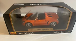 Coche fundido a presión Maisto Opel Speedster naranja edición especial escala 1:18 - Imagen 1 de 6