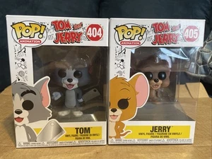 Funko Pop! Animation Tom and Jerry Set of 2: Tom #409 + Jerry #410 - Picture 1 of 6