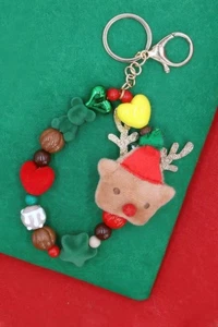 Schlüsselanhänger Armband Rudolph Rentier Weihnachten - Bild 1 von 2