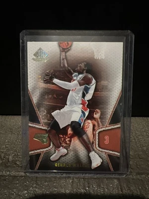 GERALD WALLACE 2006-07 SP Juego Usado Edición Dorado/25 #8 BOBCATS Foto 1 de 3