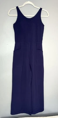 Athleta Girl SB Jumpsuit weites Bein Mädchen XL 14 blau Simone Biles Stretch sportlich - Bild 1 von 4