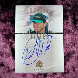 Rick Mast 2000 SP Sign Times Autograph MINT Rare NASCAR Auto Racing HOF Legend💙 - Picture 1 of 2