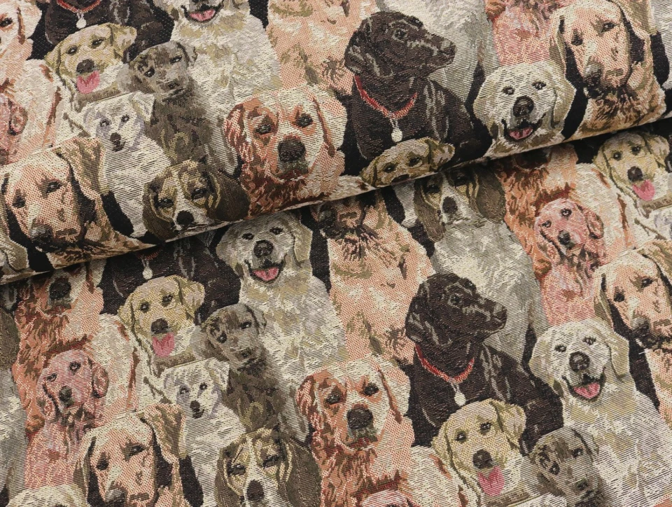 GOBELIN Stoff Dekostoff Taschenstoff Kissen Polster HUNDE EUR 19,98/m - Bild 1 von 2