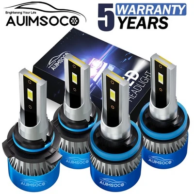 For Chevrolet Avalanche 2007-2013 LED Headlight High+Low Beam Light Bulb KIT - Image 1 of 4