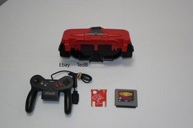 WORKING Nintendo Virtual Boy Console w/ Panic Bomber Game SOLDER FIXED!
