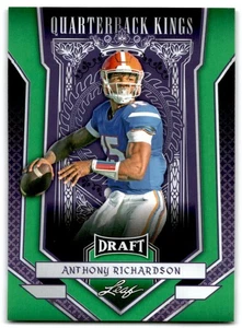 Anthony Richardson Leaf Draft 2023 versión verde novato mariscal de campo Kings - Imagen 1 de 2