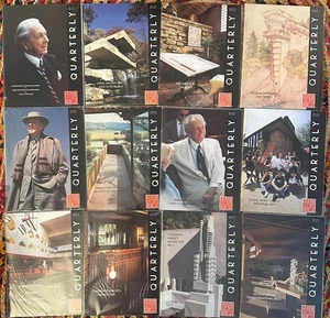 LOT of 31 - FRANK LLOYD WRIGHT QUARTERLY MAGAZINE - 1997 to 2013 - Free Shipping - Picture 1 of 7