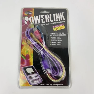Vintage NYKO Powerlink Universal Cable Nintendo Gameboy Sealed NOS - Image 1 of 4