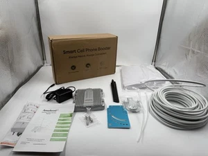 Amazboost Booster de téléphone portable pour la maison - jusqu'à 2 500 pieds carrés signal cellulaire A1 - Photo 1 sur 13