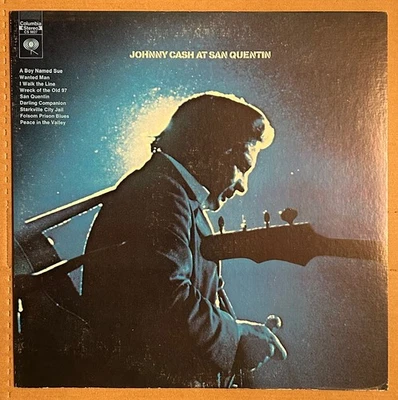 JOHNNY CASH AT SAN QUENTIN. CS 9827  UNPLAYED! - Image 1 of 4