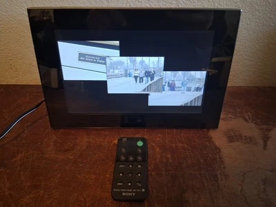 Sony DPF-V900 Digital Photo Frame 9 Inch Clear Photo LCD Screen USB Amazing Cond - Image 1 of 4