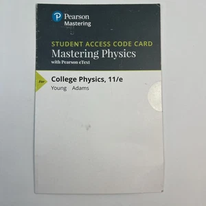 Pearson Mastering Physics College Physics 11/e Student Access Code Sealed - Picture 1 of 7