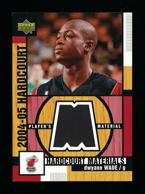2004-05 Upper Deck Hardcourt Dwyane Wade Materials Patch Miami Heat #HM-DW - Image 1 of 2