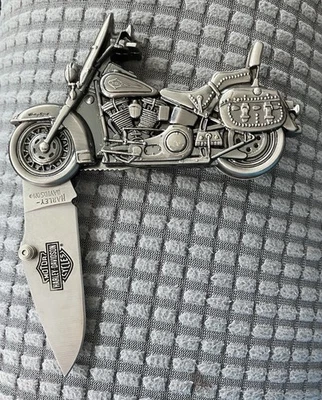 Harley Davidson 1998 Limited Edition HD-10 Pocket Knife With Case         (1983) - Image 1 of 4