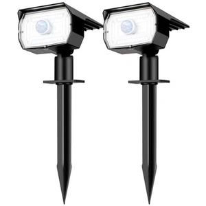 Solar Spot Lights Outdoor Motion Sensor with 3 Modes, Solar Spotlights Outdoo... - Picture 1 of 6