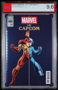 KITH MARVEL VS. CAPCOM #1 IRON MAN VS. MEGA MAN BLUE VARIANT 9.6 PSA 2025 - Bild 1 von 4