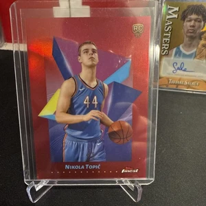 2024-25 Topps Finest #269 NIKOLA TOPIC True Red Refractor 4/5 RC ROOKIE - Picture 1 of 3