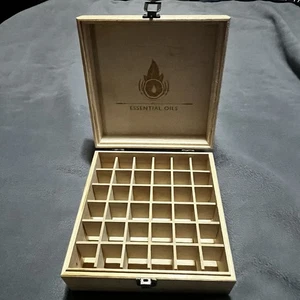 My Essential Oil Box - Estuche de almacenamiento de 36 rejillas organizador de caja de madera de aceite esencial - Imagen 1 de 5