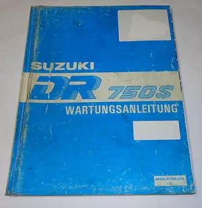 Manual de Taller Suzuki Dr 750 S/DR750S, Stand 01/1988 - Imagen 1 de 1