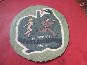 WWII AVG FLYING TIGER 1ST PURSUIT SQDN 2 ND PATTERN ADAM & EVE JACKET PATCH - Picture 1 of 1