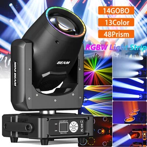 350W 48Prism Gobo Color LED Beam Moving Head Lights RGBW Stage Lighting DMX512 - Picture 1 of 12