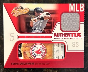 2004 Fleer Authentix #JA-NG Nomar Garciaparra Game Worn Jersey Boston Red Sox - Picture 1 of 2