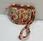 Vera Bradly Folkloric Small Floral Crossbody Little Hipster Purse Zip Flowers