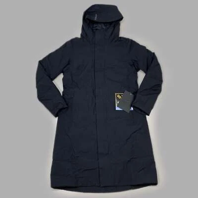 ARC’TERYX Long Patera Parka Coat Goose Down GORE-TEX Women's Sz XL Black 29652 - Image 1 of 4